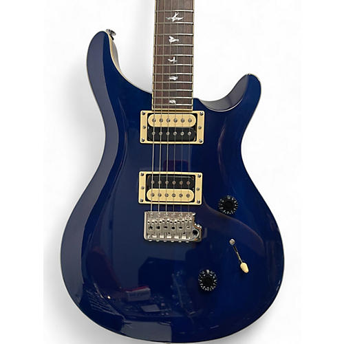 Used PRS SE Standard 24 Trans Blue Solid Body Electric Guitar Trans Blue