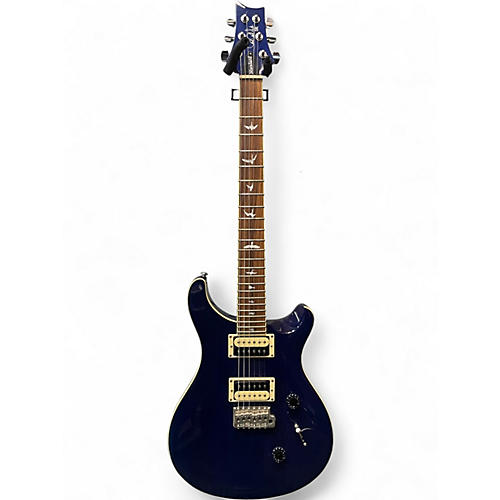 Used PRS SE Standard 24 Trans Blue Solid Body Electric Guitar Trans Blue