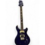 Used PRS SE Standard 24  Trans Blue Solid Body Electric Guitar Trans Blue