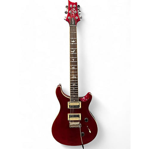 PRS Used PRS SE Standard 24 Trans Crimson Red Solid Body Electric Guitar Trans Crimson Red