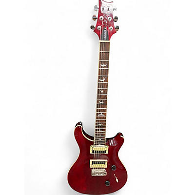 Used PRS SE Standard 24 Trans Red Solid Body Electric Guitar