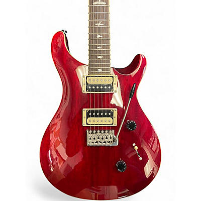 Used PRS SE Standard 24 Trans Red Solid Body Electric Guitar
