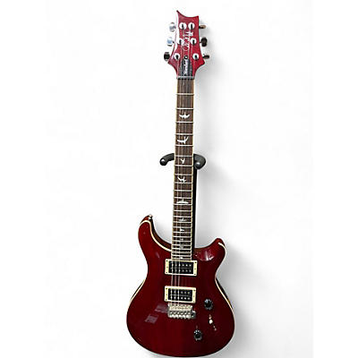 Used PRS SE Standard 24 Trans Red Solid Body Electric Guitar
