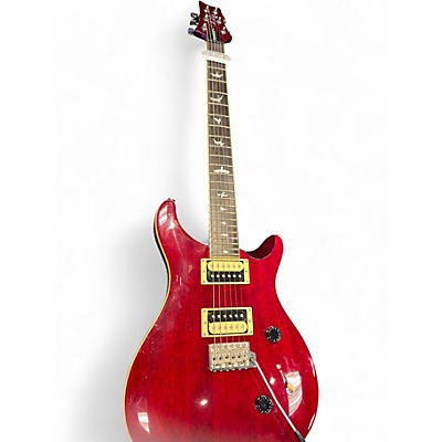 Used PRS SE Standard 24 Trans Red Solid Body Electric Guitar
