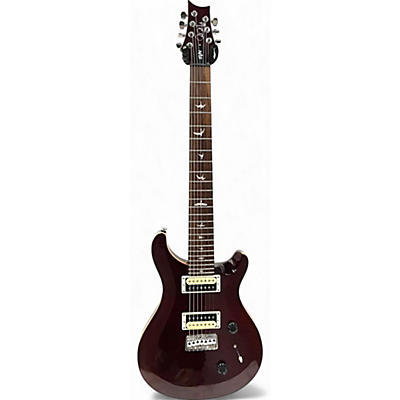 PRS Used PRS SE Svn Black Cherry Solid Body Electric Guitar