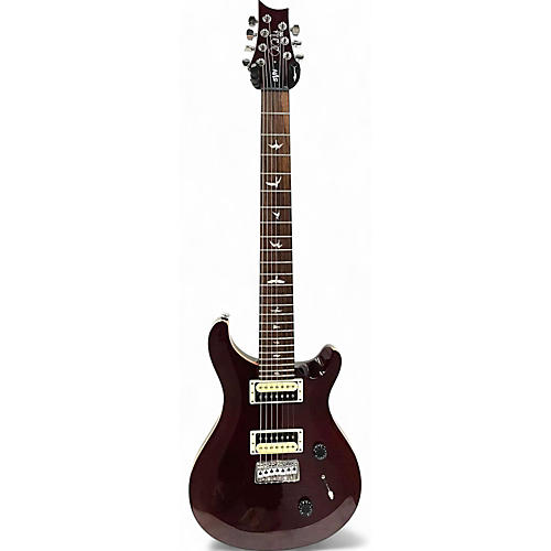 PRS Used PRS SE Svn Black Cherry Solid Body Electric Guitar Black Cherry