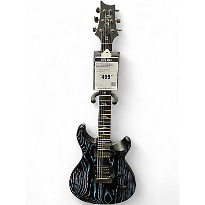 Used PRS SE Swamp Ash CE 24 Sandblasted Blue Solid Body Electric Guitar