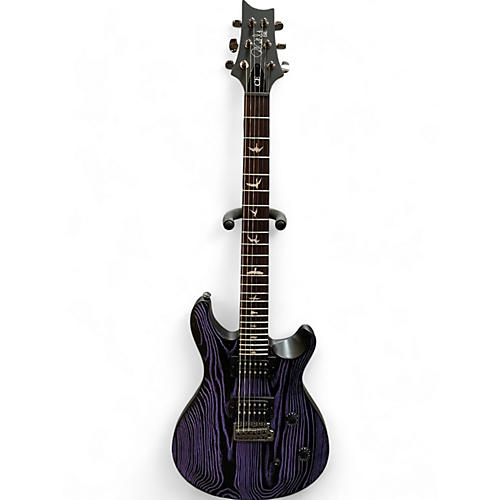 PRS Used PRS SE Swamp Ash CE 24 Sandblasted LTD SANDBLASTED PURPLE Solid Body Electric Guitar SANDBLASTED PURPLE