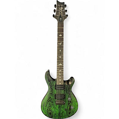 Used PRS SE Swamp Ash CE24 Sandblasted Green Solid Body Electric Guitar