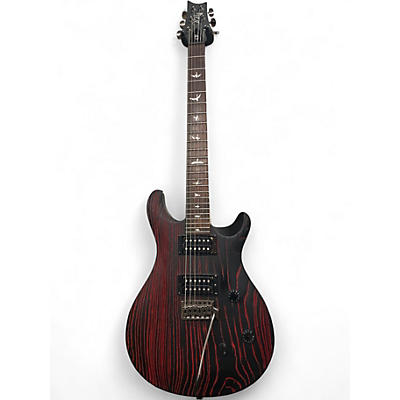 Used PRS SE Swamp ash ce 24 Black and red Solid Body Electric Guitar
