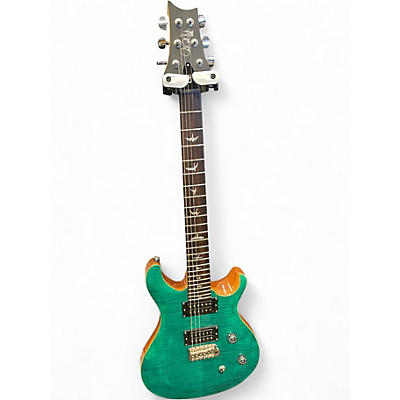 Used PRS SE24 Turquoise Solid Body Electric Guitar