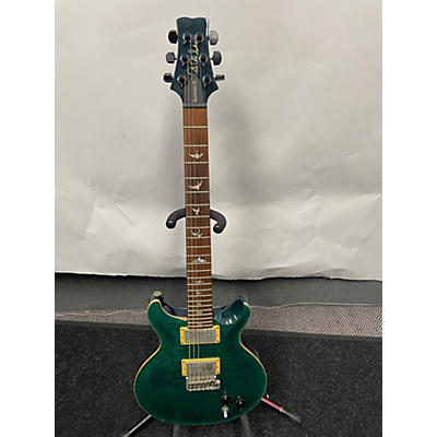 PRS Used PRS Santana III Teal Black Solid Body Electric Guitar