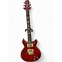 Used PRS Santana Retro 10-Top Cherry Hollow Body Electric Guitar Cherry