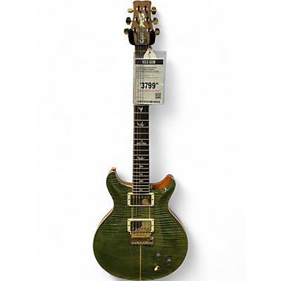 Used PRS Santana Retro 10-Top TRAMPAS GREEN Solid Body Electric Guitar