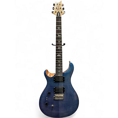 Used PRS Se Custom 24-08 Left-Handed Faded Blue Solid Body Electric Guitar