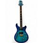 Used PRS Se Custom 24 Piezo Semi-Hollow Lake Blue Hollow Body Electric Guitar Lake Blue