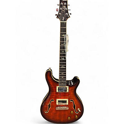Used PRS Se Piezo Semi Hollow 2 Color Sunburst Hollow Body Electric Guitar