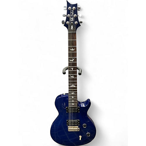 Used PRS Singlecut SE Blue Solid Body Electric Guitar Blue