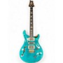 Used PRS Special 10 Top Turquoise Hollow Body Electric Guitar Turquoise
