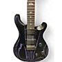 Used PRS Swamp Ash CE Sandblasted Black and Purple Solid Body Electric Guitar Black and Purple