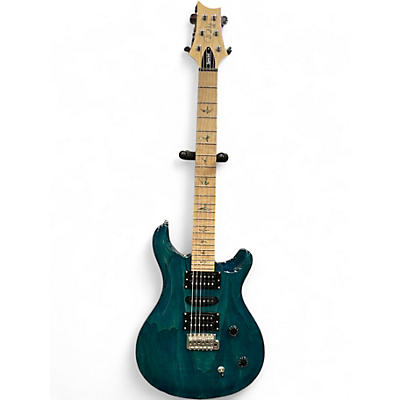 Used PRS Swamp Ash Special IRI BLUE Solid Body Electric Guitar