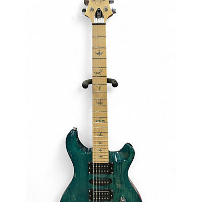 Used PRS Swamp Ash Special IRIS BLUE Solid Body Electric Guitar