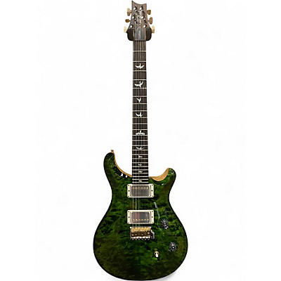 Used PRS WILDWOOD CUSTOM 24 Green Solid Body Electric Guitar