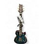 Used PRS WOOD LIBRARY MCCARTY 594 SINGLECUTT 10 TOP SEMI HOLLOW BODY AQUAMARINE Hollow Body Electric Guitar AQUAMARINE