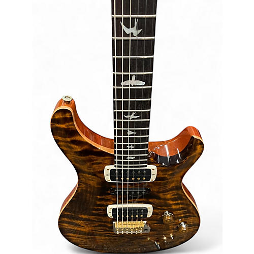 Used PRS WOOD LIBRARY MODERN EAGLE V Tiger Eye Solid Body Electric Guitar Tiger Eye