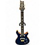Used PRS Wood Library Custom 24 10 Top Blue Burst Solid Body Electric Guitar Blue Burst