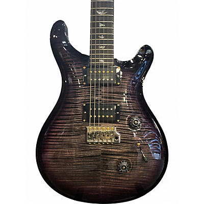 PRS Used PRS Wood Library Custom 24 10 Top Purple Iris Smoke Burst Custom Solid Body Electric Guitar