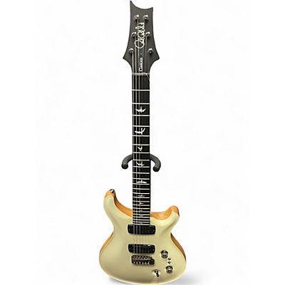 Used PRS Wood Library Custom 24 Antique White Solid Body Electric Guitar