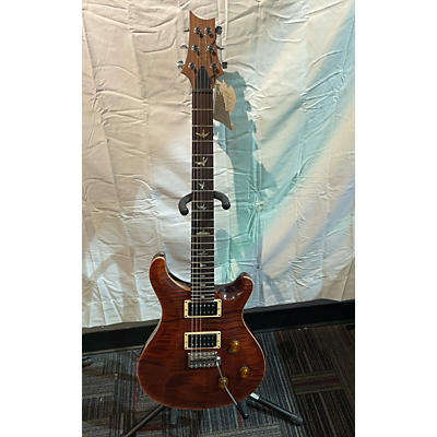 PRS Used PRS Wood Library Custom 24 Trans Amber Solid Body Electric Guitar