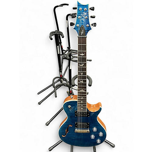 Used PRS ZACH MEYER SE Blue Solid Body Electric Guitar Blue