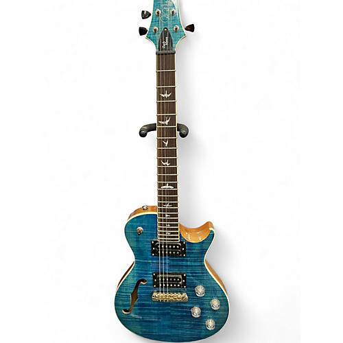 Used PRS Zach Myers Signature SE Blue Solid Body Electric Guitar Blue
