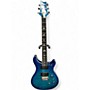 Used PRS se custom 24 08 lake blue Solid Body Electric Guitar lake blue