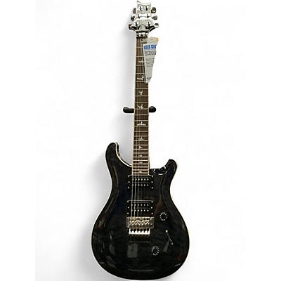 Used PRS se custom 24 FLOYD ROSE Trans Black Solid Body Electric Guitar