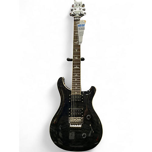Used PRS se custom 24 FLOYD ROSE Trans Black Solid Body Electric Guitar Trans Black