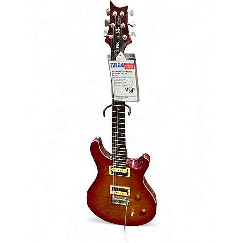 Used PRS se custom burst Solid Body Electric Guitar burst