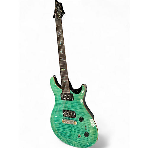 Used PRS se pauls electric Turquoise Solid Body Electric Guitar Turquoise