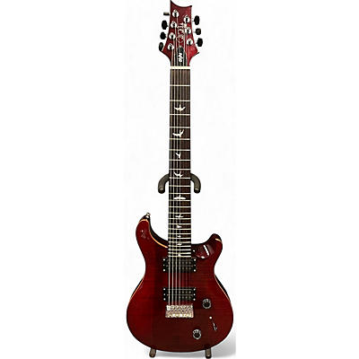 Used PRS svn se Black Cherry Solid Body Electric Guitar