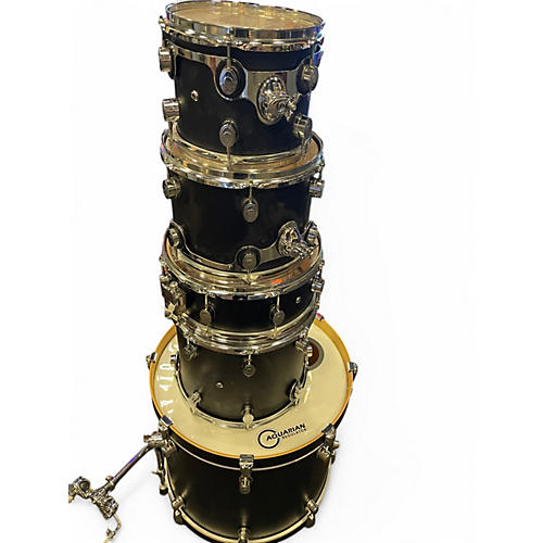 Used Pacific 5 Piece fs series Gray Drum Kit Gray