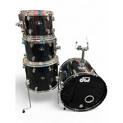 Used Pacific Drums 4 Piece standard Black Drum Kit
