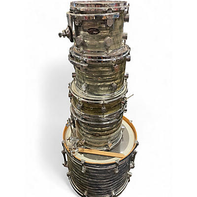 Used Pacific Drums 5 Piece Pacific Drums Gray Pearl Drum Kit