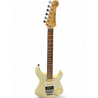Used Pacifica 921 Cream Solid Body Electric Guitar