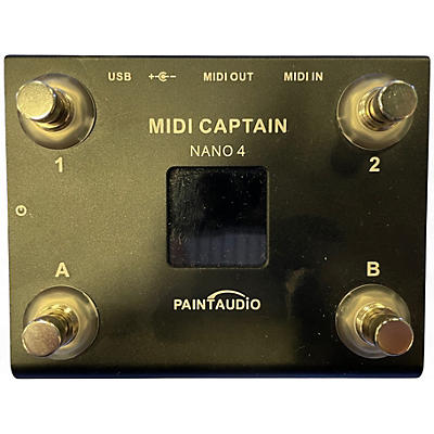 Used Paint Audio Midi Capitan Nano 4 MIDI Foot Controller