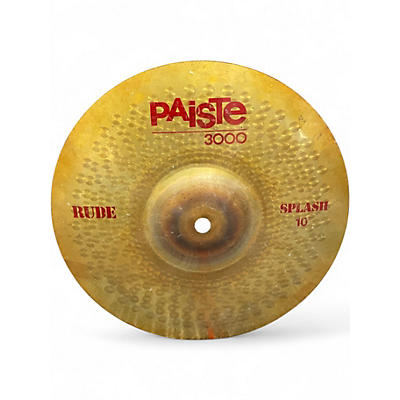 Used Paiste 10in 3000 Rude Cymbal