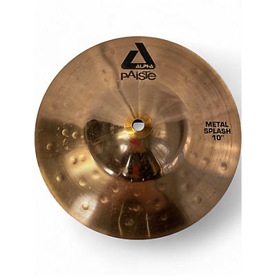 Used Paiste 10in Alpha Metal Splash Cymbal