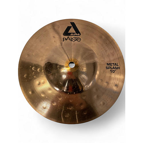 Used Paiste 10in Alpha Metal Splash Cymbal 28