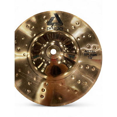 Used Paiste 10in Alpha Metal Splash Cymbal